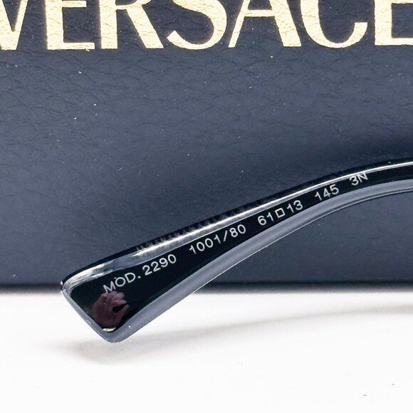 NEW VERSACE SUNGLASSES VE2290 100180 SILVER/BLUE UNISEX EYEWEAR VE2290 1001/80 main image 8